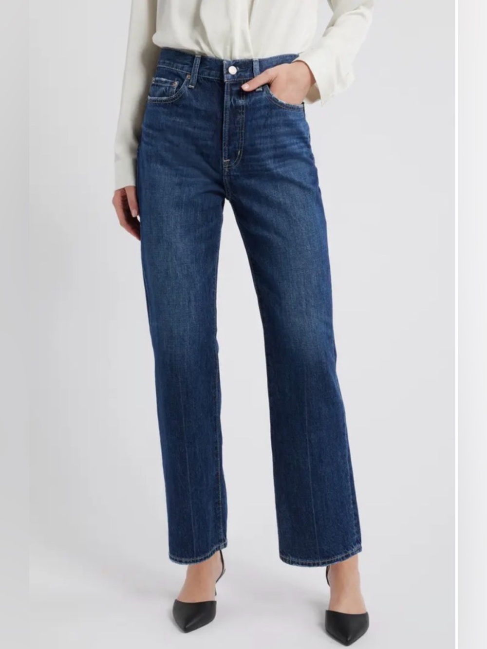 Pistola Cassie Petite Straight Leg High Waist 25P